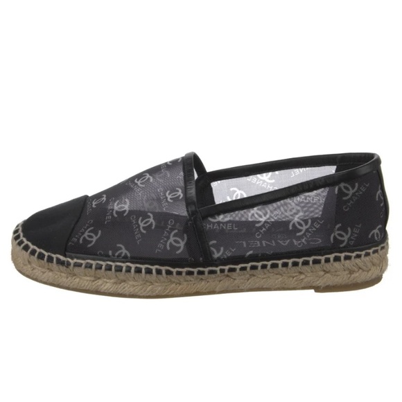 Chanel Interlocking CC Logo Espadrilles - Picture 2 of 6